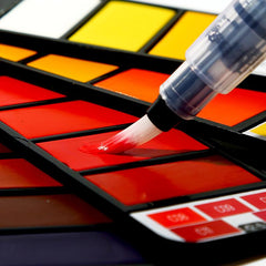 18-Color Solid Watercolor Paint Set for Beginners