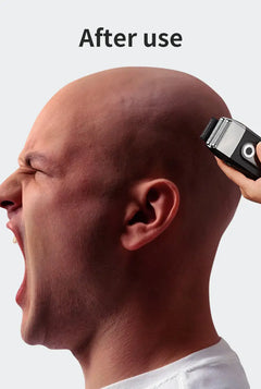 2 in 1 Electric Head Shaver and Beard Trimmer for Men