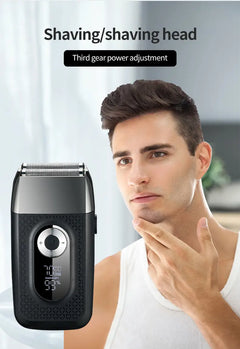 2 in 1 Electric Head Shaver and Beard Trimmer for Men
