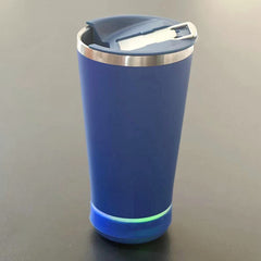 16oz Bluetooth Speaker Beer Mug - Stainless Steel Travel Cup