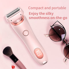 2-in-1 Women's Electric Razor and Bikini Trimmer