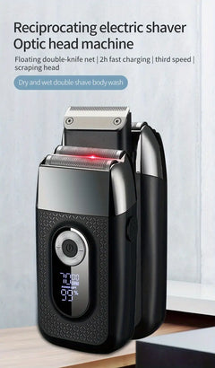 2 in 1 Electric Head Shaver and Beard Trimmer for Men