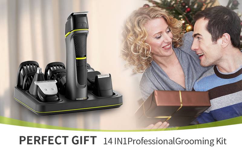 14-in-1 Waterproof Beard and Hair Grooming Kit