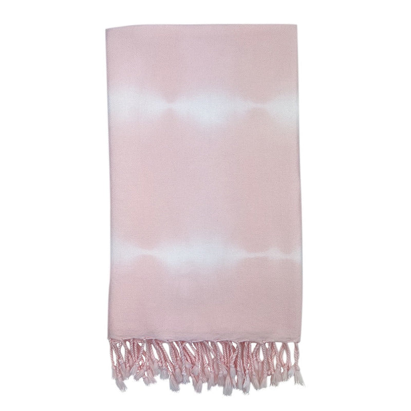 Blush Tie Dye Turkish Beach Towel