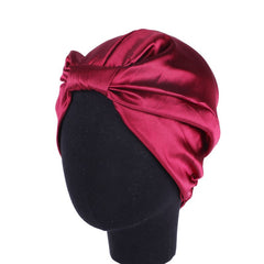 2019 Double Layer Satin Hair Scarf Sleep Cap
