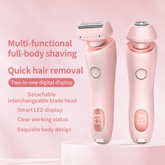 2-in-1 Women's Electric Razor and Bikini Trimmer