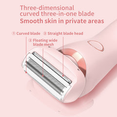 2-in-1 Women's Electric Razor and Bikini Trimmer