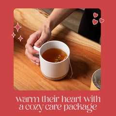 Sunshine Gift For Women Self Care Package with Herbal Tea Mug Bath Bomb Candle