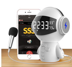 Speaker Robot Alarm Clock Mini Speaker