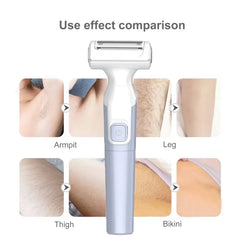 2-in-1 Women's Electric Shaver & Bikini Trimmer