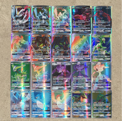 100 GX Pokémon Trading Cards Flash Cards