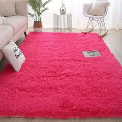 Fluffy Shaggy Area Rug for Living Room (1pc)