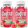 Sugar Free CoQ10 Gummies CoQ10 250mg Plus Omega-3 Vitamin B3 & Zinc High Absorption Coenzyme Q10 Supplements for Cellular Energy Antioxidant Raspberry Flavor 120 Count