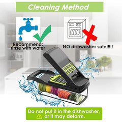 15-in-1 Multi-Function Vegetable Chopper & Slicer Set