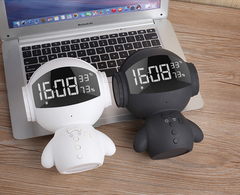 Speaker Robot Alarm Clock Mini Speaker