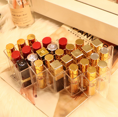 Lipstick Organizer Box for Dorm and Cosmetics Storage