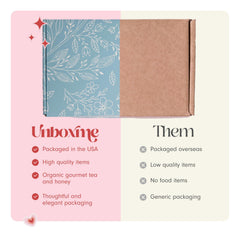 Sunshine Gift For Women Self Care Package with Herbal Tea Mug Bath Bomb Candle