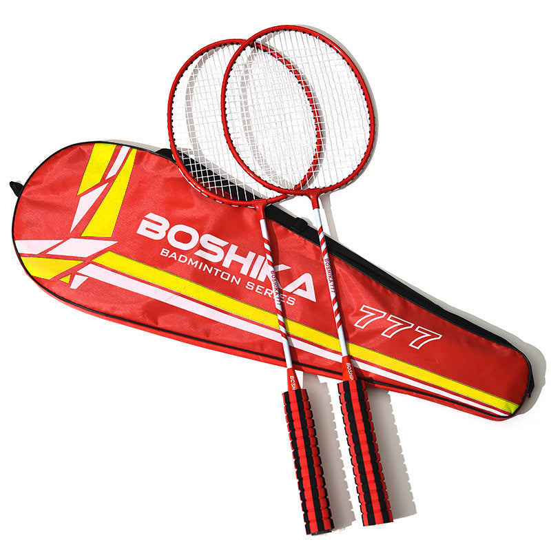 Genuine Badminton Racket with Sponge Handle, Multi-Color