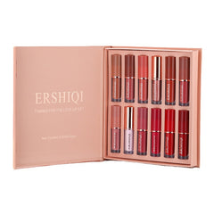 12 pcs Moisturizing Velvet Matte Lipstick Gift Box
