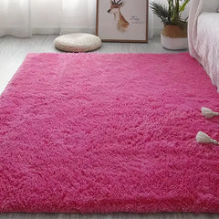Fluffy Shaggy Area Rug for Living Room (1pc)