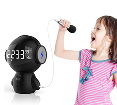 Speaker Robot Alarm Clock Mini Speaker