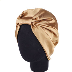 2019 Double Layer Satin Hair Scarf Sleep Cap