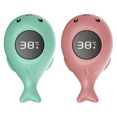 2 Infant Bath Thermometer - Baby Bath Water Thermometer Digital Bath Thermometer | Floating Bath Thermometer with Enhanced Bath Safety Baby Bath Temperature Gauge for Bathtub Temperature