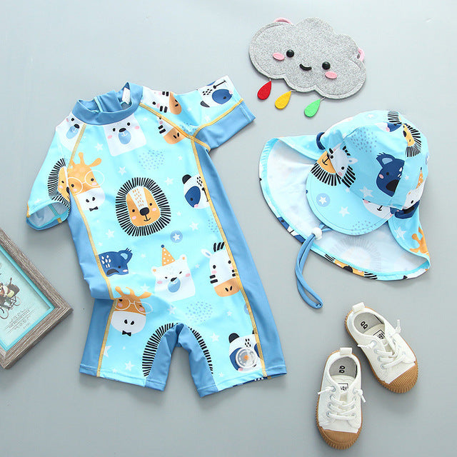 SunnyWave Kids Fun Swim Suit