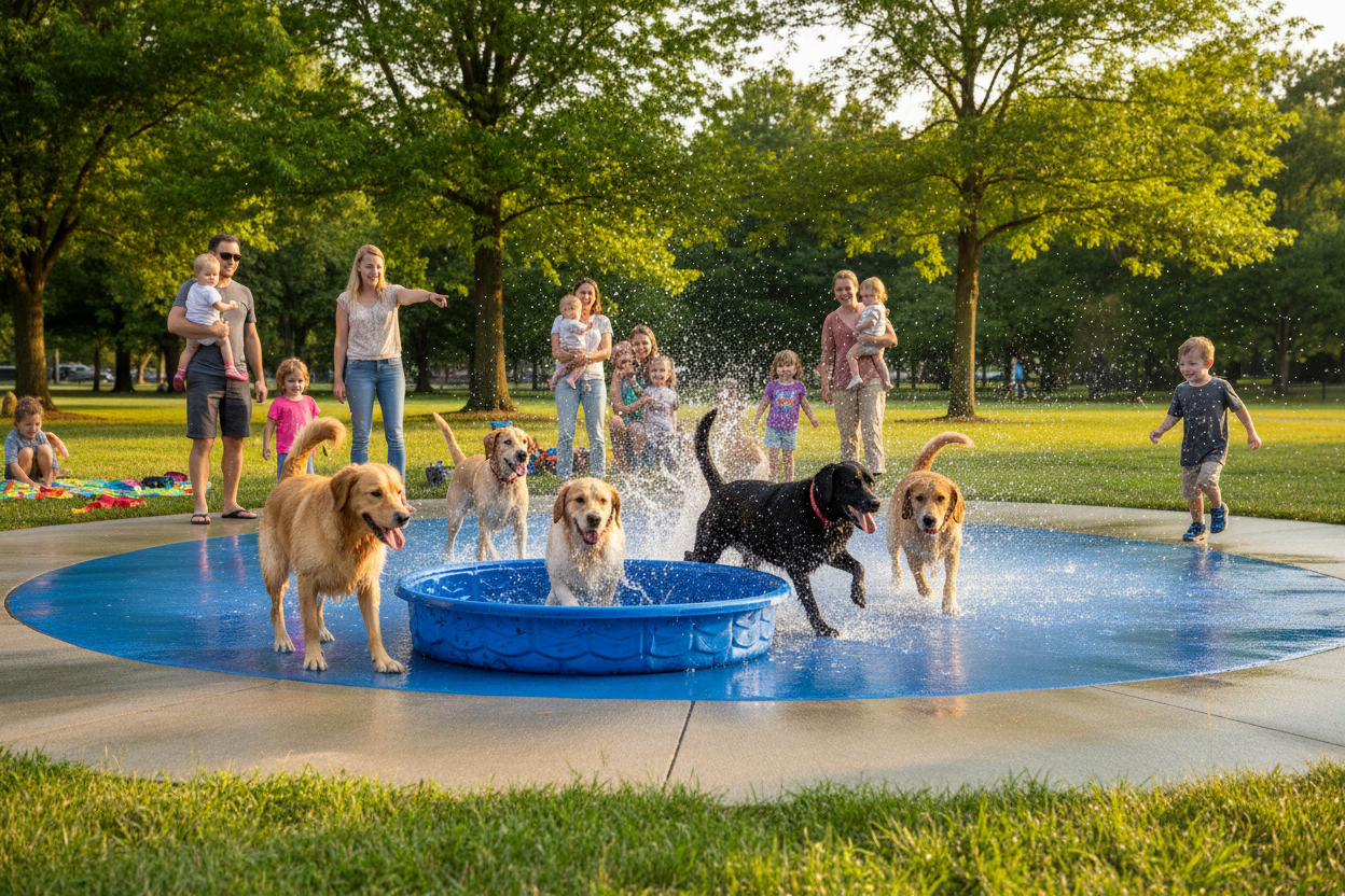 Foldable Pet Splash Pool